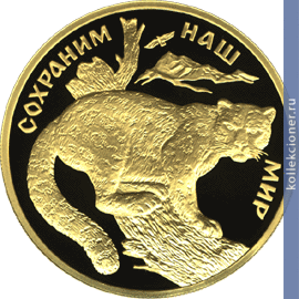 Full 100 rubley 2000 goda snezhnyy bars 32