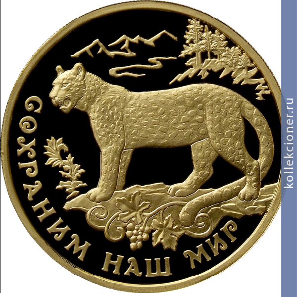 Full 100 rubley 2011 goda peredneaziatskiy leopard