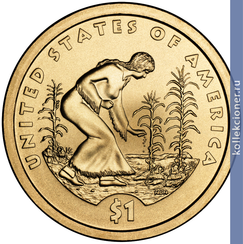 Full 1 dollar 2009 goda dollar sakagavei