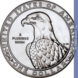 Full 1 dollar 1983 goda olimpiada 1984 goda v los anzhelese diskobol