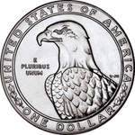 Thumb 1 dollar 1983 goda olimpiada 1984 goda v los anzhelese diskobol