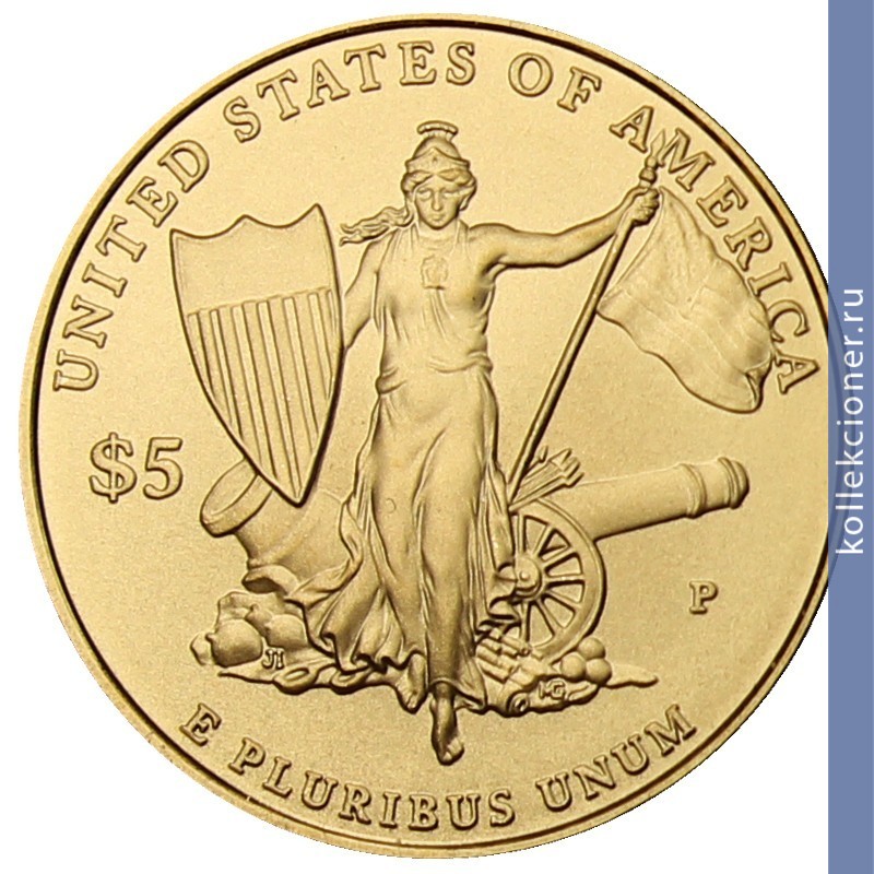 Full 5 dollarov 2011 goda medal pochyota
