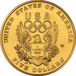 Thumb 5 dollarov 1992 goda xxv letnie olimpiyskie igry barselona 1992