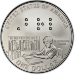 Thumb 1 dollar 2009 goda lui brayl 200 let so dnya rozhdeniya