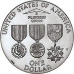 Thumb 1 dollar 1994 goda memorial veteranov vietnama