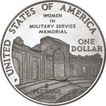 Thumb 1 dollar 1994 goda memorial zhenschinam na voennoy sluzhbe