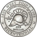 Thumb 1 dollar 2002 goda 100 letie akademii vest poynt