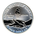 Thumb 1 dollar 1995 goda xxvi olimpiada paralimpiada