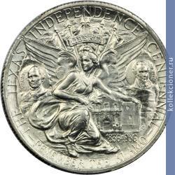 Full 50 tsentov 1936 goda 100 letie nezavisimosti tehasa