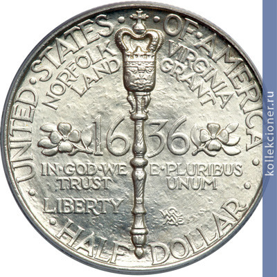 Full 50 tsentov 1936 goda 200 letie goroda norfolk virdzhiniya