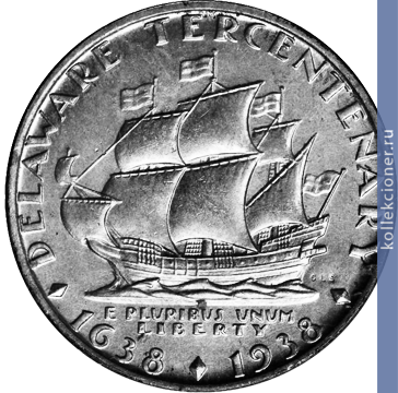 Full 50 tsentov 1936 goda 300 letie delavera
