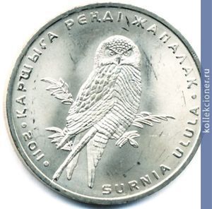 Full 50 tenge 2011 goda yastrebinaya sova