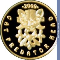 Full 100 tenge 2009 goda koshachiy hischnik s olenyami