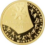 Thumb 100 tenge 2011 goda 7 e zimnie aziatskie igry 2011 goda