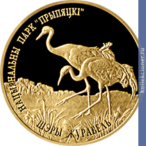 Full 50 rubley 2006 goda natsionalnyy park pripyatskiy seryy zhuravl