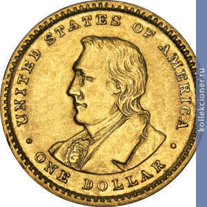 Full 1 dollar 1905 goda vystavka k stoletiyu ekspeditsii lyuisa i klarka