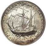 Thumb 50 tsentov 1921 goda 300 let pribytiyu ottsov piligrimov