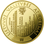 Thumb 100 litov 2009 goda tysyacheletie imeni litvy vosstanovlenie nezavisimosti