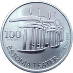 Thumb 100 kron 2006 goda 100 let estonskoy natsionalnoy opery