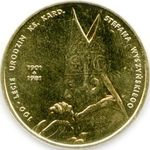 Thumb 2 zlotyh 2001 goda 100 letie so dnya rozhdeniya kardinala stefana vyshinskogo