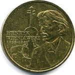 Thumb 2 zlotyh 2001 goda xii mezhdunarodnyy konkurs im genrika venyavskogo