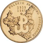 Thumb 2 zlotyh 2009 goda 70 letie polskogo podpolnogo gosudarstva