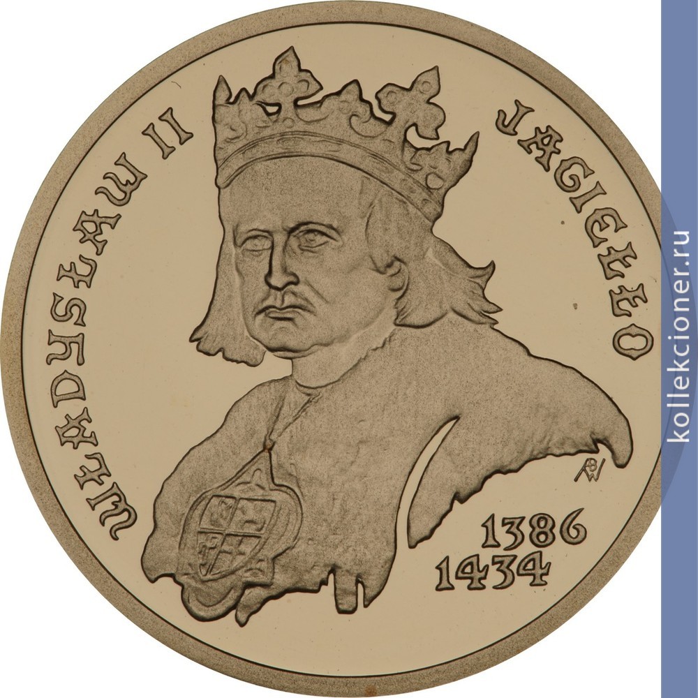 Full 100 zlotyh 2002 goda vladislav ii yagello 1386 1434