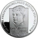 Thumb 10 evro 2005 goda 100 let vrucheniya nobelevskoy premii berte fon zutner