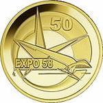 Thumb 100 evro 2008 goda 50 let mezhdunarodnoy vystavke ekspo 58 v bryussele