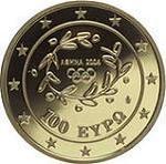 Thumb 100 evro 2004 goda zazhzhenie olimpiyskogo ognya