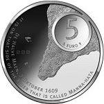Thumb 5 evro 2009 goda 400 let so dnya otkrytiya ostrova manhetten