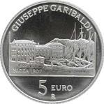Thumb 5 evro 2007 goda 200 let so dnya rozhdeniya dzhuzeppe garibaldi
