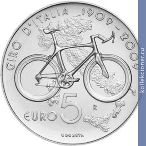 Full 5 evro 2009 goda 100 let velogonke dzhiro d italiya