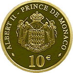 Thumb 10 evro 2005 goda knyaz monako renie iii