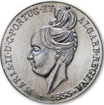 Thumb 5 evro 2013 goda pesa 1833 goda korolevy marii ii