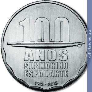 Full 2 5 evro 2013 goda 100 let pervoy portugalskoy podvodnoy lodke mech ryba 148