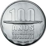 Thumb 2 5 evro 2013 goda 100 let pervoy portugalskoy podvodnoy lodke mech ryba 148