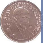 Full 5 evro 2004 goda 100 let so dnya otkrytiya pamyatnika bartolomeo borgezi