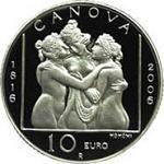 Thumb 10 evro 2006 goda tri gratsii antonio kanova