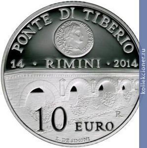 Full 10 evro 2014 goda 2000 let s nachala stroitelstva mosta tiberiya v rimini