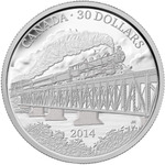 Thumb 30 dollarov 2014 goda stoletie okonchaniya stroitelstva velikoy magistralnoy tihookeanskoy zheleznoy dorogi
