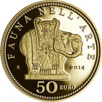 Thumb 50 evro 2014 goda fauna v shedevrah iskusstva barokko