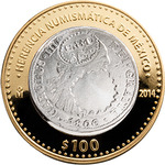 Thumb 100 peso 2014 goda karl iv
