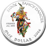Thumb 1 dollar 2014 goda pau vau pyostryy tantsor