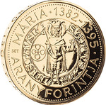 Thumb 50 000 vengerskih forintov 2014 goda zolotoy florin korolevy marii 1382 1395