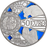 Thumb 50 evro 2013 goda 850 letie notr dam de pari yunesko