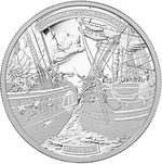Thumb 50 dollarov 2013 goda angliyskiy kreyser shennon i amerikanskiy fregat chesapik