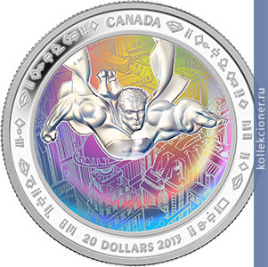 Full 20 dollarov 2013 goda 75 letie supermena metropolis