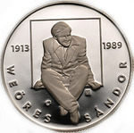 Thumb 5000 vengerskih forintov 2013 goda 100 let so dnya rozhdeniya shandora vyoresha 1913 1989