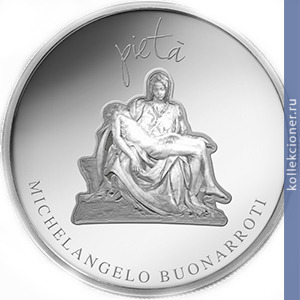 Full 1 dollar 2013 goda la pieta mikelandzhelo buonarotti